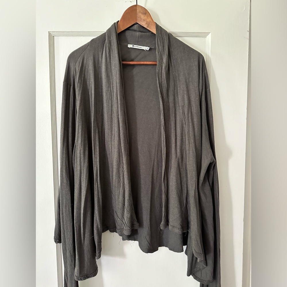 Alexander Wang T open front top cardigan light weight